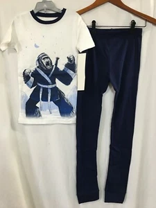 New Carter's Boys Ninja Ape White Pajama set Snug Fit Short Sleeve Pants U pick - Picture 1 of 4