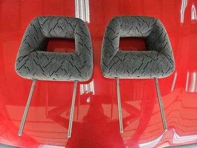 Chevy Geo Tracker 2000-2004 par de reposacabezas gris carbón 17i OEM 91175933 Foto 1 de 2