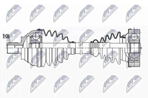 Eje de transmisión eje delantero izquierdo para AUDI A3 SEAT SKODA VW 09-20 5Q0407761JX - Imagen 1 de 2