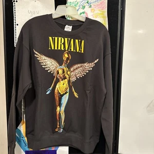 Nirvana Sweatshirt In Utero little kid Size 8 Dark Gray - Picture 1 of 3