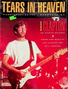 Eric Clapton Tears In Heaven Sheet Music Song Book - Picture 1 of 3