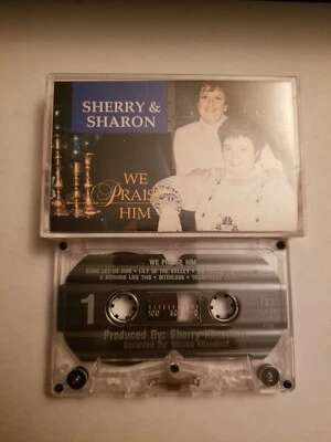 VINTAGE Sherry & Sharon We Praise Him 4310 Cassette 1989 EXTREMELY RARE Foto 1 de 2