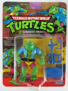 1989 Teenage Mutant Ninja Turtles GENGHIS FROG sealed - Picture 1 of 6