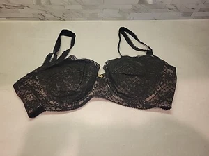Vintage Secret Fulfillment By Lilyette Lace Bra, Black sz. 36/37C - Picture 1 of 10
