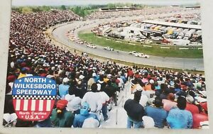 1992 North Wilkesboro Speedway POSTCARD Nascar Winston Cup Racing North Carolina