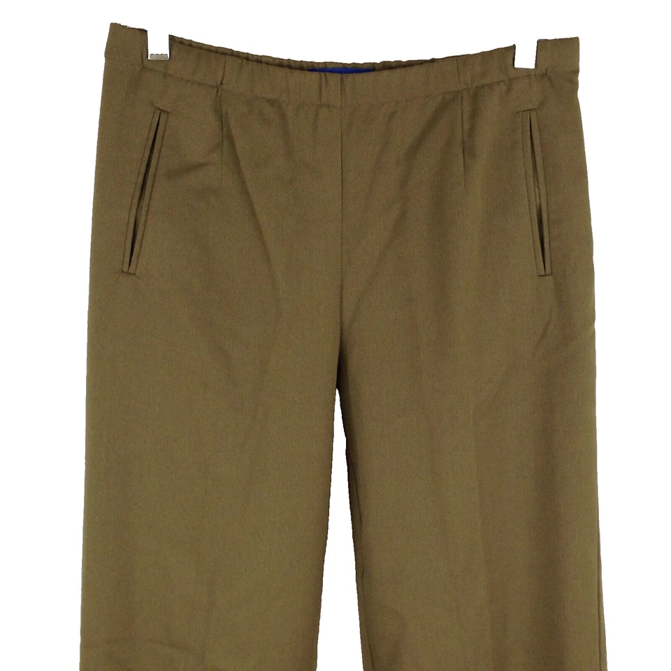 JH Collectibles Mujer Vestido Cónico Pantalón Talla 6 Elástico Verde Oliva Cintura Elástica Foto 1 de 4