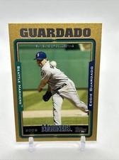 2005 Topps Gold Parallel #'d /2005 Eddie Guardado Seattle Mariners #198