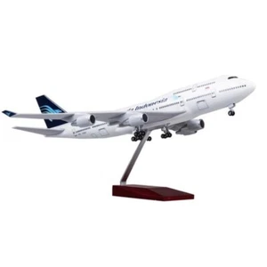 Extra Large Garuda Indonesia Boeing 747 Aircraft Model Plane Toy Gift - 1/150 Sc - Picture 1 of 4