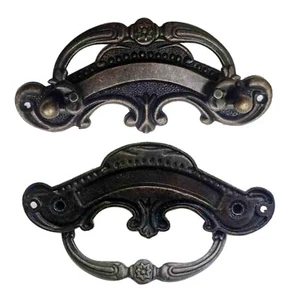 2 manijas de puerta de latón, pomo de puerta, pomo de puerta, accesorios arquitectónicos - Imagen 1 de 7