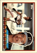 1989 Topps Big Pittsburgh Pirates Baseball Card #196 Rafael Belliard