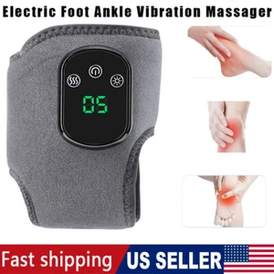 Masajeador eléctrico de vibración de pie y tobillo alivio del dolor terapia de compresión caliente infrarroja - Imagen 1 de 12