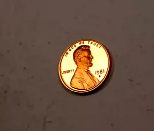 Centavo conmemorativo Lincoln 1981-S TY2 * Cámara a prueba de gemas * Tipo 2 * XXP885 - Imagen 1 de 4