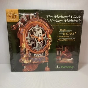 Vintage MEDIEVAL CLOCK  Kit Build Your Own Working Clock Wrebbit 1997 NEW Sealed - Picture 1 of 16