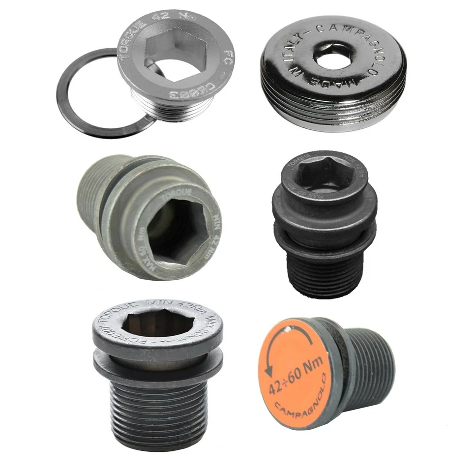 Pieza de repuesto genuina para perno de manivela Campagnolo ultratorue par de potencia