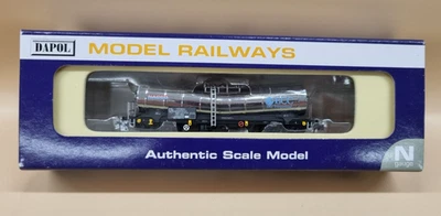 GRAHAM FARISH Dapol N Gauge NB-074A Silver Bullet China Clay Tank Wagon ECC Chrome