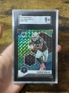 2021 Mosaic Football Darren Waller Green Prizm #109 SGC 9 - Bild 1 von 14