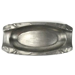 Kayserzinn Bowl / Bread Basket 4562 Art Nouveau Design Art Nouveau Bread Bowl - Picture 1 of 6