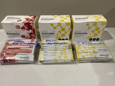 Lot of 76 packs Unicity Exp 2026 Balance Mixed Berry Unimate Lemon Sachets Yerba - Image 1 of 4