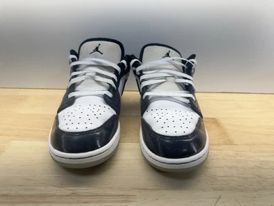 Nike Air Jordan 1 Low SE GS Concord Blanco Negro Patente (DV1333-100) Talla 5.5Y Foto 1 de 4