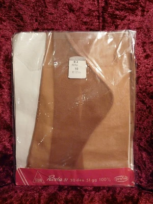 Nahtnylons Strapsstrümpfe Perlonstrümpfe Vintage Gr. 10 Strümpfe Hochferse - Bild 1 von 4