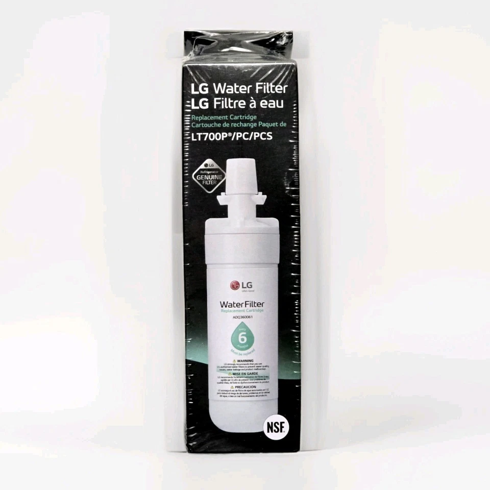 Cartucho de refrigeración de repuesto de filtro de agua LG LT700P / PC / PCS genuino Foto 1 de 4