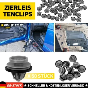 50x Befestigungsclips Schweller Türverkleidung Dichtung für Land Rover Defender - Bild 1 von 14