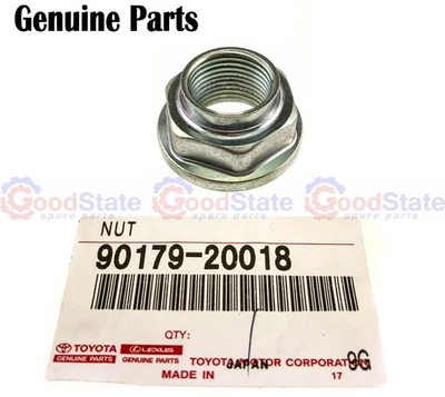 Genuine Toyota LandCruiser 78 75 76 Series HZJ FZJ HDJ PZJ Front Diff Pinion Nut - Image 1 of 2