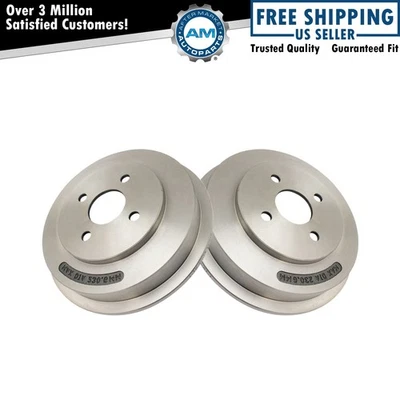 Par de tambores de freno trasero para Chevy Cobalt Pontiac G5 Foto 1 de 4