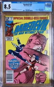 CGC 8.5 Daredevil Marvel #181 OW/W Kingpin/Punisher DEATH of ELECTRA 4/82 - Picture 1 of 2