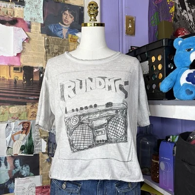 Top corto Run DMC gris gráfico Foto 1 de 4