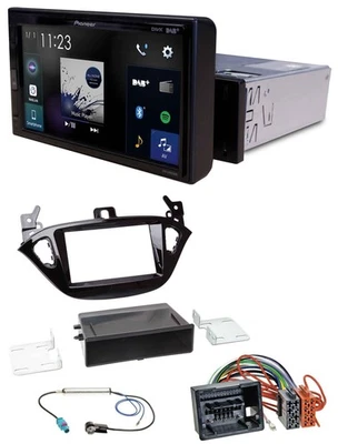 Pioneer DAB MP3 Bluetooth USB Autoradio für Opel Adam ab 13 Corsa E ab 15 Ablage - Bild 1 von 4
