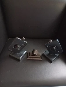 Papierpresse Spielwürfel Metall Art Deco Edgard BRANDT? seltenes design 1930 - Bild 1 von 17