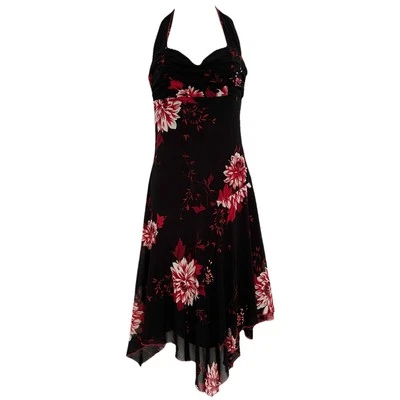 Vestido midi vintage Y2K caprichoso sin palabras mediano asimétrico babydoll bruja Foto 1 de 4