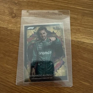 Topps F1 Finest Formula 1 2024 2025 /20 Fernando Alonso Rare - Bild 1 von 3