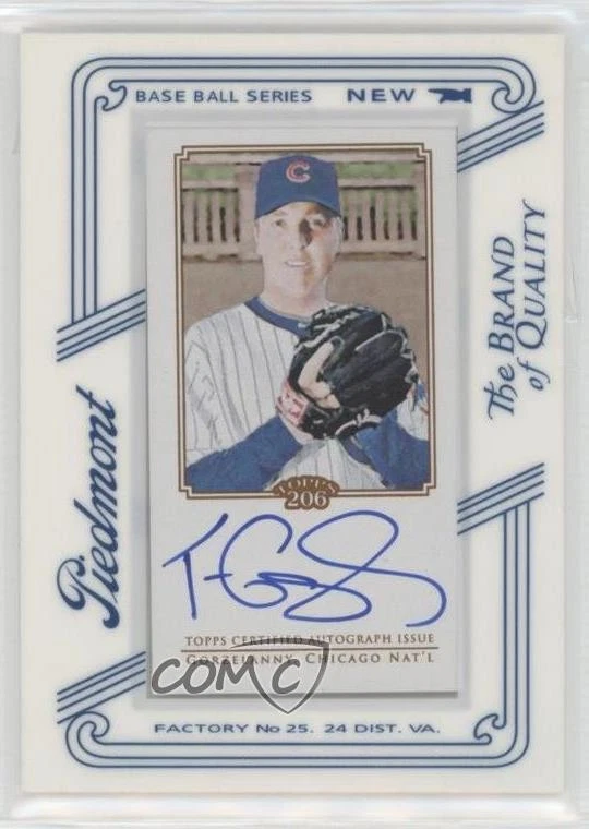 Topps 206 2010 mini marco automático Piamonte Tom Gorzelanny #TA-TG automático Foto 1 de 2