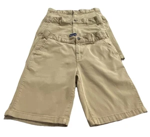 Childrens Place Uniform Shorts, Size 12 - Lot of 3, Khaki, Adjustable Waist - Picture 1 of 6