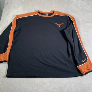 VTG Texas Longhorns Sweatshirt Mens 4XL Black Basketball Nike 2003 March Madness - Picture 1 of 11