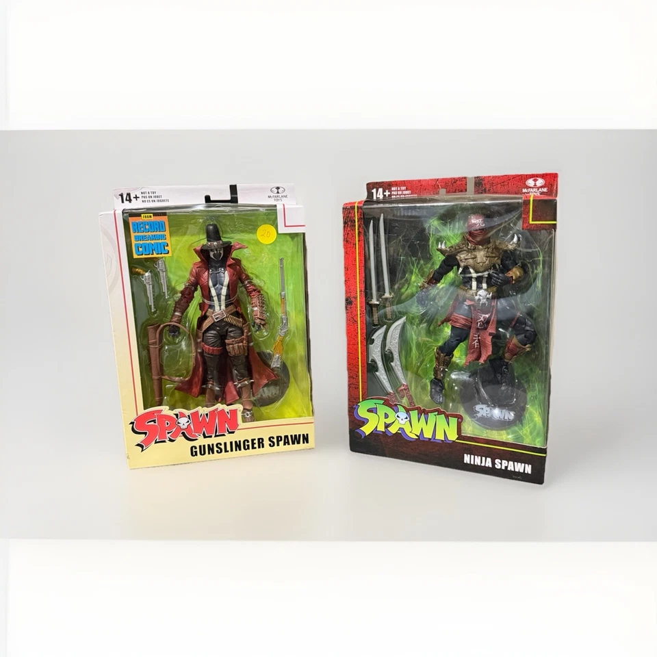 McFarlane Toys Gunslinger Spawn Deluxe 7" Figura de Acción Paquete Conjunto De 2 Lote A Foto 1 de 4