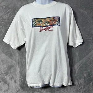 Leinenkugel’s Indian Maiden Beer Shirt L Brewery Graphic Tee Gildan USA - Picture 1 of 8