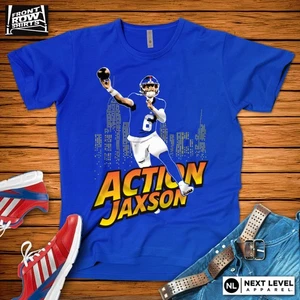 NEW YORK FOOTBALL JAXSON DART **ACTION JAXSON** T-SHIRT - Picture 1 of 2