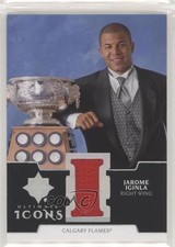 2019-20 Upper Deck Ultimate Collection Icons Jersey Jarome Iginla #UI-JI HOF