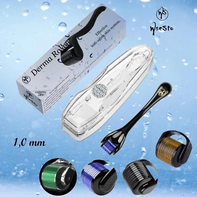 Derma Roller Nadelläge 1,0 mm 540 Titan Mikronadel Anti Aging Massage WseSto - Bild 1 von 4