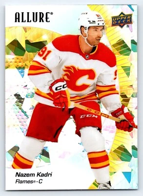 2023-24 Upper Deck Allure Nazem Kadri Yellow Taxi SP #63 Calgary Flames  - Image 1 of 2