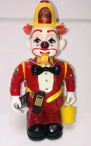 Payaso bombero Bump'n Benny 1989 vintage nuevo Bright Industrial Co. *defecto - Imagen 1 de 9