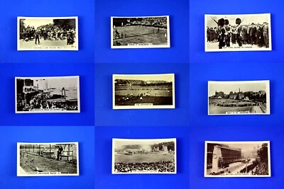 VINTAGE WILLS HOMELAND EVENTS ORIGINAL CIGARETTE CARDS c1932 x 10 - Image 1 of 4