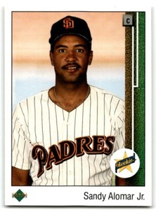 1989 UPPER DECK SANDY ALOMAR JR. RC SAN DIEGO PADRES #5