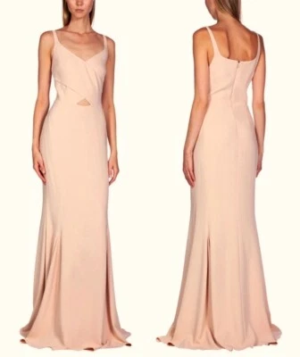 Vestido maxi STELLA McCartney corte sereia rosa tamanho EUA 4-6/IT 40 US$ 1990 - Imagem 1 de 4