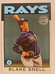 Topps Serie 1 2021 Blake Snell 35 aniversario #86B-9 Rays  - Imagen 1 de 2