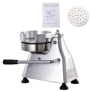 6" Commercial Burger Patty Maker Hamburger Meat Press Forming Machine with Paper - Picture 1 of 7