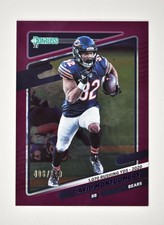 2021 Donruss Base Season Stat Line #205 David Montgomery /500 - Chicago Bears